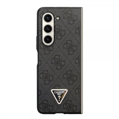 Guess Samsung Galaxy Z Fold 5 Kuori 4G Metal Triangle Strass Musta
