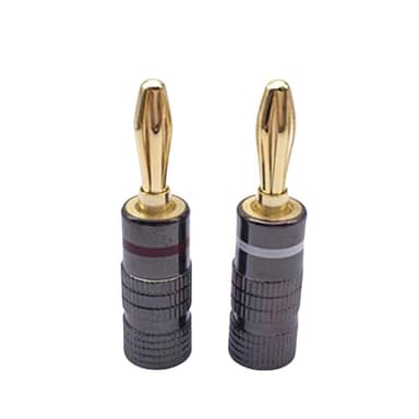 Banaaniliitin kullattu 4 mm 8 kpl 16-pack
