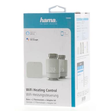 HAMA WiFi Lämpöpatteri Termostaatti 2-pack