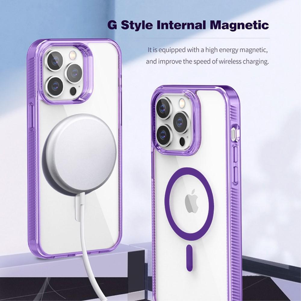 SKALO iPhone 15 Pro Väri Puskurin Magnet Suojakuori - Sininen