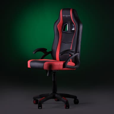 Kuura Gaming pelituoli Gamer, musta-punainen
