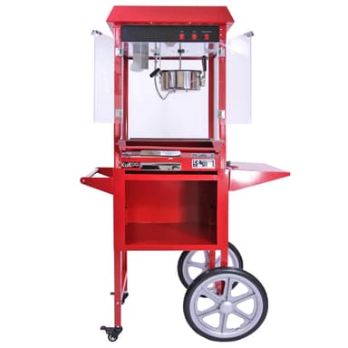 KuKoo Kommerssi 8oz Popcorn Maker Machine & Cart