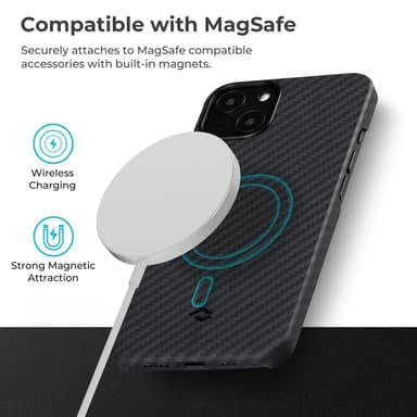 MagEZ Case 2 iPhone 13 sarja iPhone 13 mini / Black/Blue