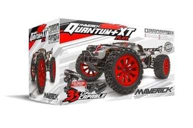 Maverick Quantum+ XT Flux 3S 1/10th Scale 4WD Electric, Red
