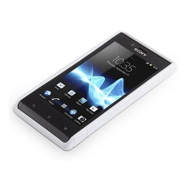 Sony Xperia J Suojakuori Kotelo (Valkoinen)
