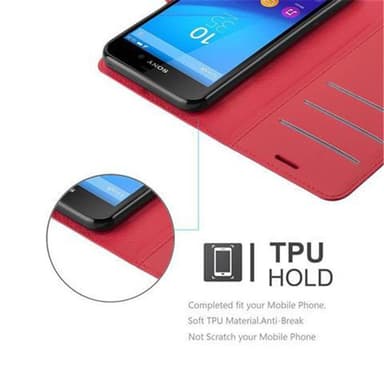 Sony Xperia M4 AQUA Suojakuori Kotelo (Punainen)