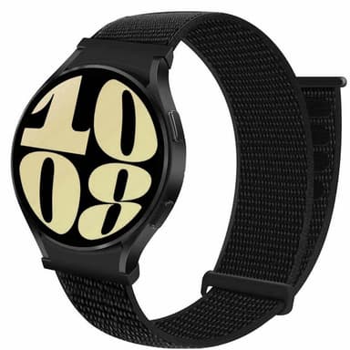 Nailon kellon renneke No-Gap Samsung Galaxy Watch 6 (44mm) - Dark Blac