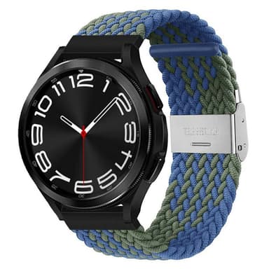 Punottu Kellon renneke Samsung Galaxy Watch 6 Classic (43mm) - bluegre