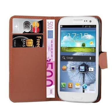 Samsung Galaxy S3 MINI Suojakuori Kotelo (Ruskea)