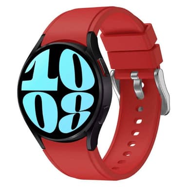 Silikoni kellon ranneke No-Gap Samsung Galaxy Watch 6 (40mm) - Punaine