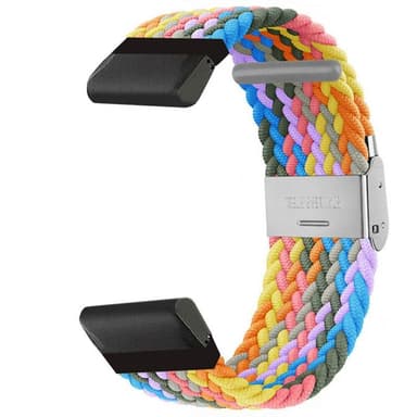 Punottu kellon ranneke Garmin Descent G1 - Light Rainbow