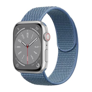 Nailon kellon renneke Apple Watch 9 (45mm) - Cape cod blue