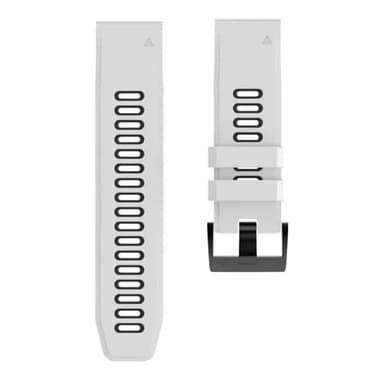 Twin kellon ranneke Garmin Marq Commander - Valkoinen/musta