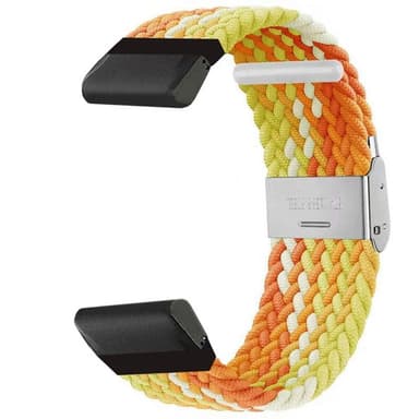 Punottu kellon ranneke Garmin Fenix 3 HR - Gradient orange
