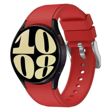 Silikoni kellon ranneke No-Gap Samsung Galaxy Watch 6 (44mm) - Punaine