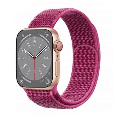 Nailon kellon renneke Apple Watch 9 (45mm) - Dragon Fruit