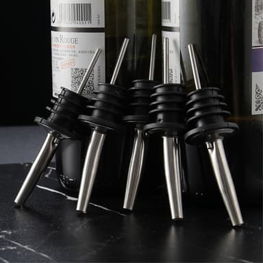 Viinin kaatosuutin ruostumatonta terästä Viinipullon tulppa Pourer Nozzle