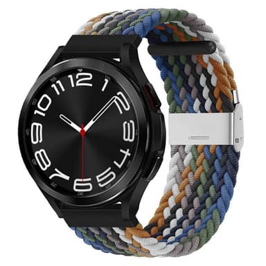 Punottu Kellon renneke Samsung Galaxy Watch 6 Classic (43mm) - cowboy