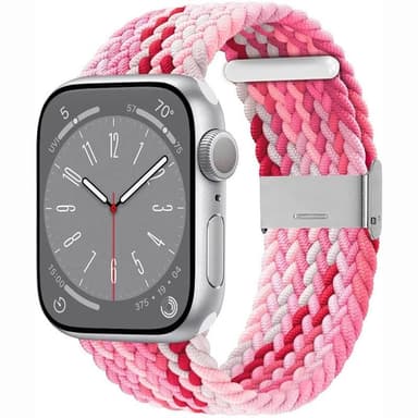 Punottu kellon renneke Apple Watch 9 (41mm) - Gradientred