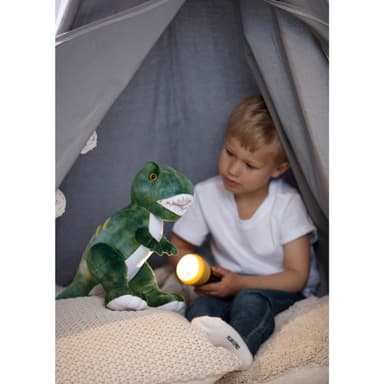 Teddykompaniet Självlysande Dinosaurie Grön