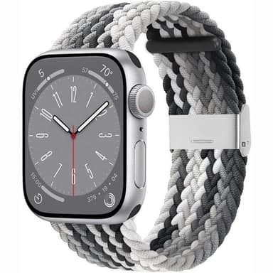 Punottu kellon renneke Apple Watch 9 (45mm) - Gradient grey