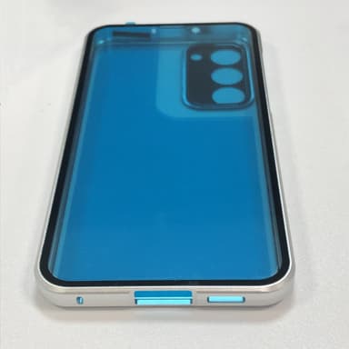 INF Samsung Kaksipuolinen magneettikuori Hopea Samsung Galaxy S23 Plus