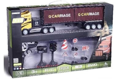 Crazon radiostyrd lastbil med container, skala 1:16, 2,4GHz