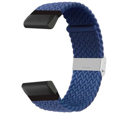 Punottu kellon ranneke Garmin Fenix 5X Plus - Blue