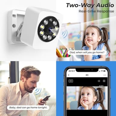 Smart Home Security Human Monitor 1080 HD langaton WiFi-kamera