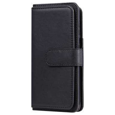 SKALO Samsung S21 10-lokeroa Lompakkokotelo - Musta