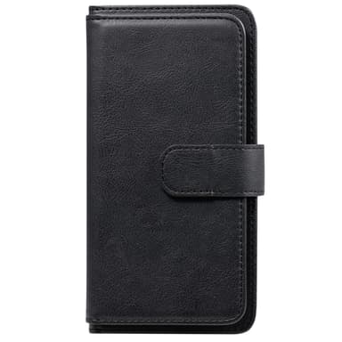 SKALO Samsung S21 10-lokeroa Lompakkokotelo - Musta