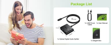 NÖRDIC digitaalinen audio optinen TOSLINK-jakaja 1-3