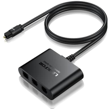 NÖRDIC digitaalinen audio optinen TOSLINK-jakaja 1-3
