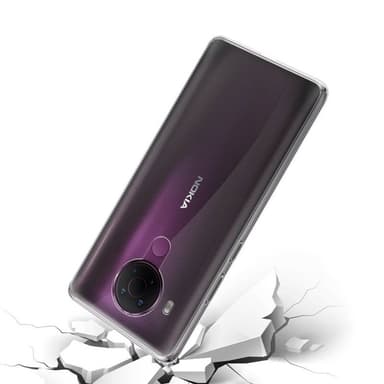 Silikonikotelo läpinäkyvä Nokia 5.4