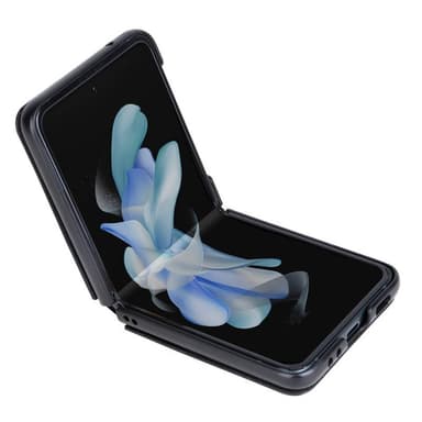 Nillkin Qin Vegaaninen Nahka Kuori Samsung Galaxy Z Flip 5 - Musta