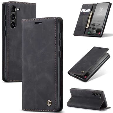 CaseMe Smart Magnet FlipCase Samsung Galaxy S23 FE - Musta