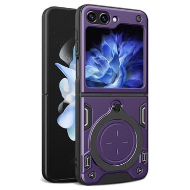 Magnetic Ring kuori Samsung Galaxy Z Flip 5 - Violetti