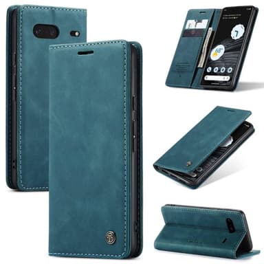CaseMe Smart Magnet FlipCase Google Pixel 8 - Sininen