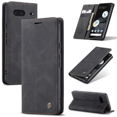 CaseMe Smart Magnet FlipCase Google Pixel 8 - Musta