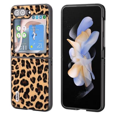 Leopardikuvioinen kuori Samsung Galaxy Z Flip 5 - Ruskea