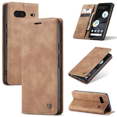 CaseMe Smart Magnet FlipCase Google Pixel 8 - Ruskea