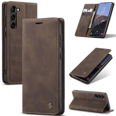 CaseMe Smart Magnet FlipCase Samsung Galaxy S23 FE - Coffee
