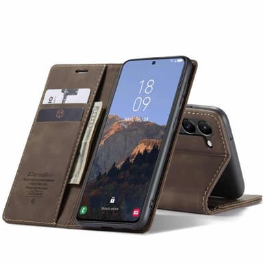 CaseMe Smart Magnet FlipCase Samsung Galaxy S23 FE - Coffee