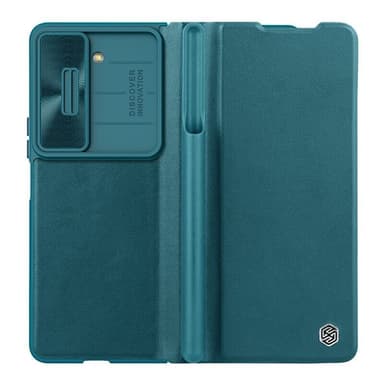 Nillkin Qin Pro kuori Samsung Galaxy Z Fold 5 - Petrol