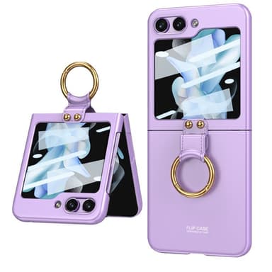 GKK Ring kotelo Samsung Galaxy Z Flip 5 - Violetti