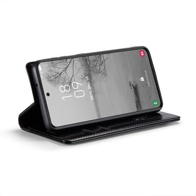 CaseMe Lompakkokotelo 2-kortti Samsung Galaxy S23 FE - Musta