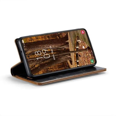 CaseMe Lompakkokotelo 2-kortti Samsung Galaxy S23 FE - Ruskea