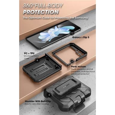 SUPCASE UB Pro kotelo Samsung Galaxy Z Flip 5