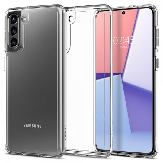 Spigen Samsung Galaxy S21 Plus Suojakuori Ultra Hybrid Crystal Clear
