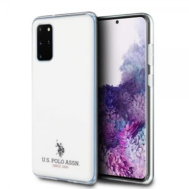 U.S. Polo Samsung Galaxy S20 Plus Suojakuori Logolla Valkoinen